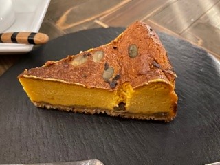 カボチャのチーズケーキ