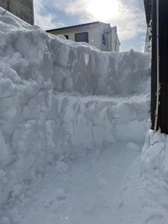 除雪の前