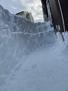 除雪の後