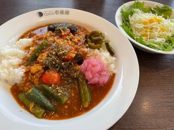 スパイスカレーチキン夏ベジ