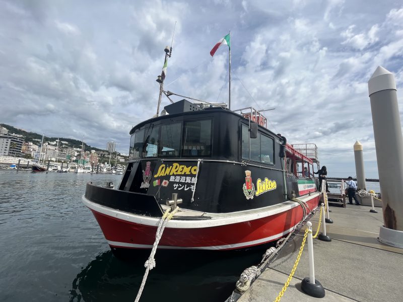 遊覧船サンレモから見る熱海 エンゼル不動産ブログ