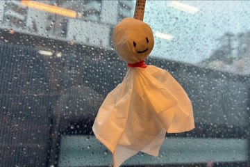雨が強いので、移動の際はお気をつけください。