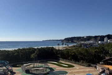 キリッとした冬晴れの海がとても清々しいです！