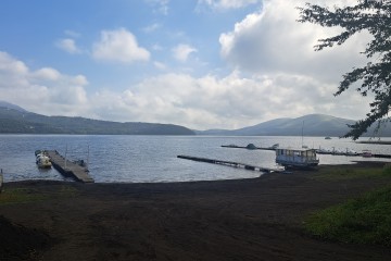 すこし雲が出てきました。
