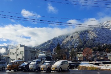 今日の湯沢町<br />
【天気】晴れ<br />
【予想最高気温】7℃