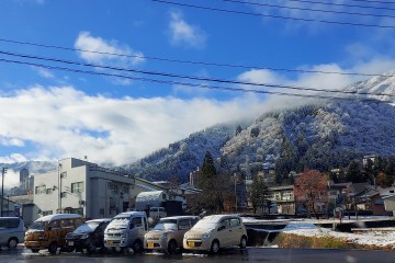 今日の湯沢町<br />
【天気】晴れ<br />
【予想最高気温】7℃